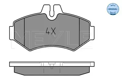 MEYLE 025 230 2118 Fren Balatası Spr-Lt35-Volt Arka 2302101, 24200220, 2D0615601A, 2D0615601D, 2D0698451B, 2D0698451C, 2D0698451G, 34202420, 34204720, 34206520