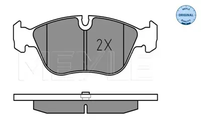 MEYLE 025 212 7319 Fren Balatası 850/C70/S70/V70 9485593