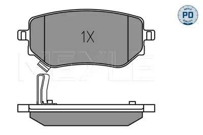 MEYLE 025 228 6118/PD Fren Balatası 470 Arka  X Clas / Navara 2015- A4704230600