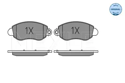 MEYLE 025 235 7718/W Fren Balatası Ford 1318 139
