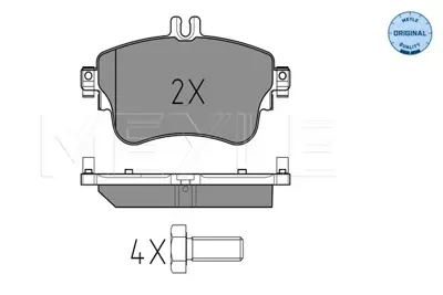 MEYLE 025 253 2619 Fren Balatası 176/246  Ön Dıesel A0064204820