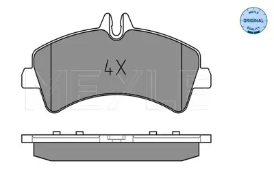 MEYLE 025 292 1720 Fren Balatası Spr-906-Crafter  Arka 515 Cdı A0044208120