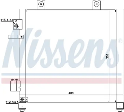 NISSENS 94739 Klima Radyatörü Opel Agıla A 9531083E00A00