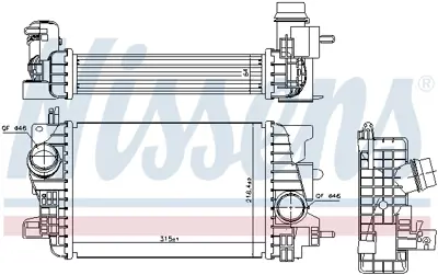 NISSENS 96197 Radyatör Opel Interkol Merıva B  B16dth/A17dt 13283253