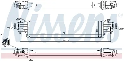 NISSENS 96312 Radyatör Opel Interkol Corsa E  1.0 13378221