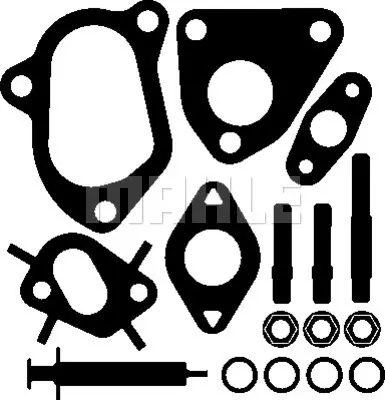 BEHR MAHLE 009TA16046000 Turbo Conta Tamir Takım Opel  Astra H/Corsa C/D 1.3 Cdtı 1000AE600E, 1000AG800E, 1350000002, 1390084E, 1390084E50, 1390084E5000, 1390084E50000, 1390084E50CCH, 1390084E50ÿ, 1390086J00