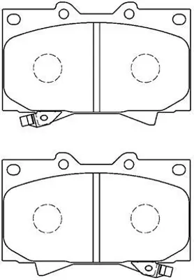 AISIN A1N005 Fren Balata Land Cruıser 4.7 98>02>ön 0446560160
