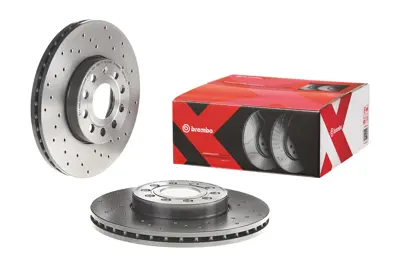 BREMBO 09.9145.1X Fren Diski Vw Caddyııı Ön,Golfv,Vı Ön 288x25 Delikli Kaplamalı 1K0615301T