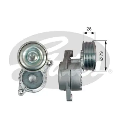 GATES T39284 Gergi Kasnağı Mazda 3 1.6 Mzr Z60115980B