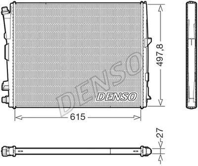 DENSO DRM05123 Radyatör G-20/21/28/29 B-46/48 17118666811