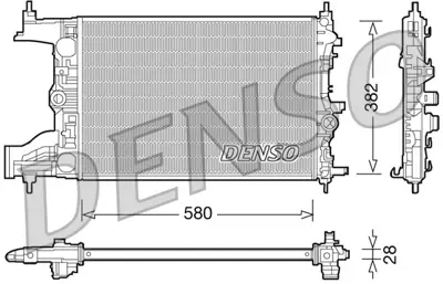DENSO DRM20096 Radyatör Opel Astra J  A13dte   13267655