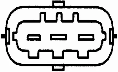 HELLA 6PU 009 163-921 Eksantrik Devir Sensörü Opel Astra G/H / Corsa C/D 1.2-1.4xep 4M5G12K073AD, 55187973, 93183528, LR000634