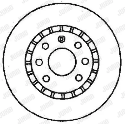 JURID 561488JC Fren Diski Opel Astra F/Vectra A/B  256mm Takım Ön 96179110