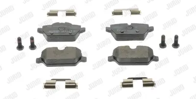 JURID 573136JC Fren Balatası E-87/90/92 Arka 101110519, 1288889, 1288890, 2288889, 2288890, 2362303, 2444446, 34106884267, 34112288849, 34112288851