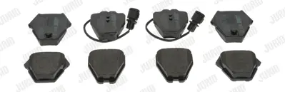 JURID 573208JC Fren Balatası Vw A8 2.5 , 3.7 Tdi Ön 97-02    2311901, 3D0698151B, 441698151G, 4A0698151B, 4A0698151D, 4B0698151, 4B0698151AE, 4B0698151C, 4B0698151D, 4B0698151K