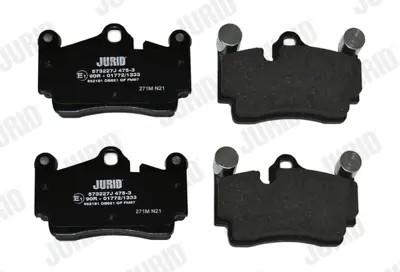 JURID 573227J Fren Balatası Vw Touareg  Q7 Cayenne  17   Arka  101330249, 2369402, 274285, 274331, 4L0698151A, 4L0698151B, 4L0698151C, 4L0698451D, 6L0698451, 6L0698451A