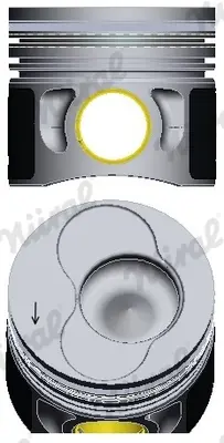 NURAL 87-114907-45 Piston Vw 1.9 Tdi T5 Axb 1.2. 80.01mm Pas.Avf İth 72162 050