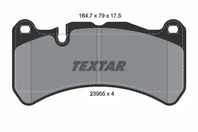 TEXTAR 2395501 Fren Balatası 171/209 Ön  Clk/Slk  Amg 55 2395501, 34205120, 3420512067, 4230230, 43022TL1G01, 44204420, 4420442067, 44205020, 54203920, 5420392041