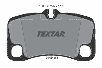 TEXTAR 2445401 Fren Balatası Porsche 911  Arka 2008> 99735294904