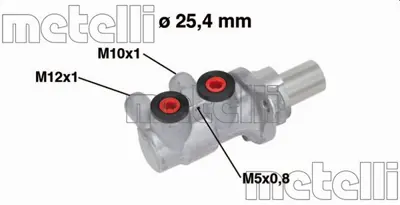 METELLI 05-0717 Fren Ana Merkez Opel Astra H 04> (Esp Hariç) 93189715