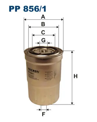 FILTRON PP 856/1 Yakıt Filitresi 132525, 132526, 19266443, AY500MT003, DFF053024, FC15090, J1335050, K02423570, K05423570, ME132525