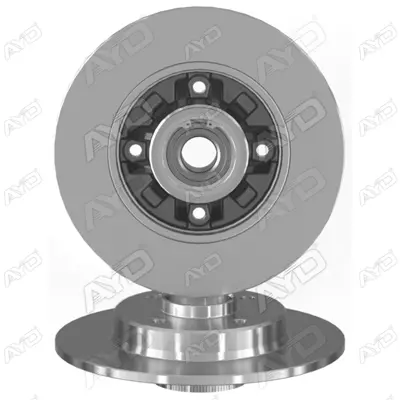 AYD 10-50306B Fren Dıskı Arka Rulmanlı 249mm C4 P308 I 07-14 Ds4 11> 424965 1609249980 1619238780 424966 1619238880 1618863480 4246Z3 4249E7 4249K9 4246Z1