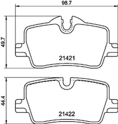 BOSCH 0986460055 Disk Balata Arka Bmw G20 G22
