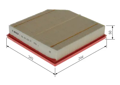 BOSCH F026400632 Hava Filtresi Xc40 2.0 18> 31372212, 31372214, 31474521, 31497284, 31497285, 32146443, 32222663