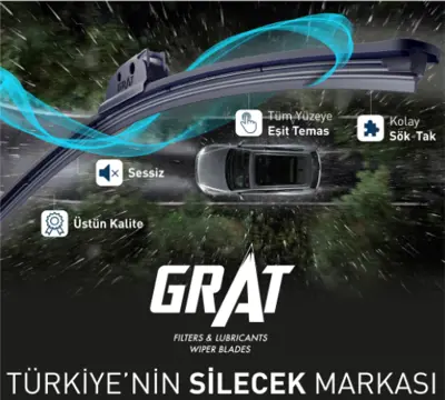 GRAT C6538 Silecek Seti Cıtroen C3 09> Renault Laguna Iıı 07> 380mm 380MM