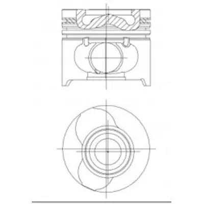 YENMAK 31-04164-050 Pıston+segman 0.50 (76.00mm) Clıo Kangoo 1.5dcı K9k (Pım Capı 26mm) 120A10282R 120A10538R 120A11819R 120A12761R 7701475075 7701475077 7701475703