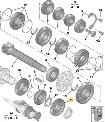 PSA 2333.59 6vıtes Dıslısı 2333.59