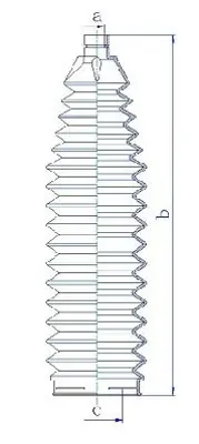 PSA 1623140980 Dıreksıyon Korugu C3 B618 1623140980 406697