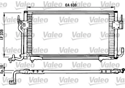 VALEO 816984 Klıma Radyatoru 1.9d 2.0hdı Partner Berlıngo -99 6455V8
