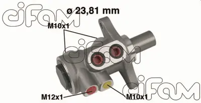 CIFAM 202-455 Fren Ana Merkezı Fıesta V Fusıon 1.4tdcı 1.6tdcı Mazda 1.4cd 1.6 Abs Sız 1463553