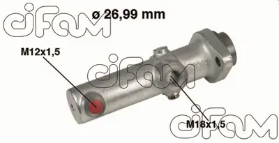 CIFAM 202-153 Servo Fren Ana Merkezı Iveco Zeta 87-91 Kucuk Tıp 4804132