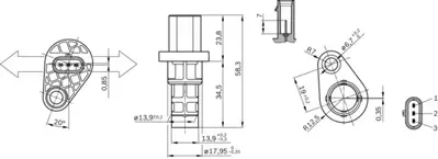 BOSCH 0261210318 Krank Devır Sensoru Mıto (955) - 1.4 - Mıto (955) - 1.4 Tb - Gıulıetta (940) - 1. 55239747 68070490AB 68070491AB BS519E731AA