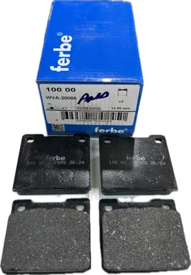 FERBE 10000 Fren Balatası On Wva20088 Anadol Bm 67/- 1424023, 145319, 1487400, 1487401, 1540857, 1540859, 1554548, 1554550, 1617247780, 16842500