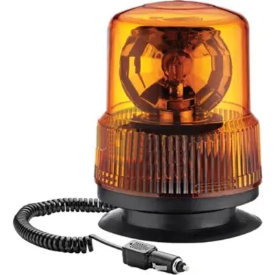 AYFAR TR 502-3 Doner Trafık Ikaz Lamba Mıknatıslı 24v H3 Sarı