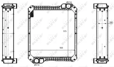 NRF 58594 Motor Su Radyatoru Jcb                               