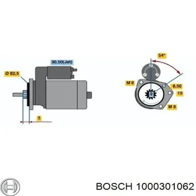 BOSCH 1000301062 Mars Burcu Fıesta 13ı 1203200 2333899B00 26911213 5825A6 672714 7078101 90273983 95646209 9943559