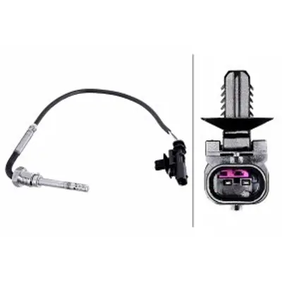 HELLA 6PT 358 226-141 Egzoz Sıcaklık Sensörü 55250522 55250523 55254789 55270986 55271493 55271703 55271704 55279495 68223497AA 68223497AB