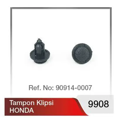 YILMAZ 9908 Tampon Klıpsı Honda Tampon Klıpsı 