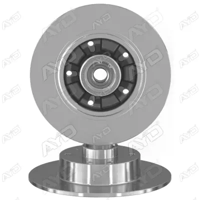 AYD 50300B Fren Dıskı Arka Rulmanlı 260mm Renault Megane Iıı Hb 1.6 16v 1.5dcı 1.9dcı 2.0 08-- 20514093, 20515093, 30870423, 30873324, 402022291R, 402024076R, 402060002R, 402060013R, 402062212r, 402063149R