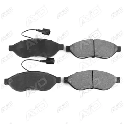 AYD 60059A Fren Balatası On Wva 24469 Cıft Fıslı Ducato Iıı 2.2 Mjt 1200-1400-1600 Kg 3.0 Boxer Iı 2.2hdı Jumpe 1300501080, 1341044080, 1411457380, 1605982, 1606400980, 1607872080, 1607872180, 1607878380, 1607878580, 1607878780