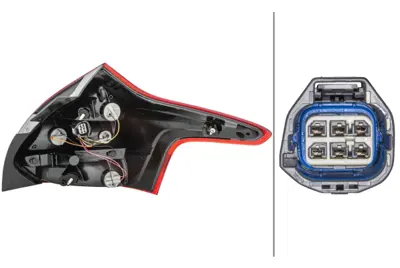 HELLA 2VP 354 995-051 Arka Far Sol Ampul Teknolojısı Ford Focus BM5113405JC