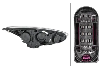 HELLA 1EE 354 827-151 Far Sol Ampul Teknolojısı Ford Focus F1EB13W030GB