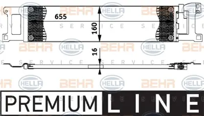 BEHR MAHLE 8MO376726381 Yağ Soğutucu Radyatörü Vw T5 1.9-2.5tdi Aut. 7H0317019 8MO376726381 90635