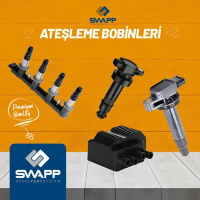 SWAPP 10200 Ateşleme Bobini A4 - A5 - A6 - A7 - A8 - Cayenne - Panamera - Touareg 2.0 2.4 2.8 3.0 3.2 4.2 Fsı - 06E905115E