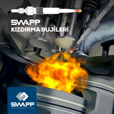 SWAPP 60203 Kızdırma Bujısı 12v Mazda 323 1.7d L200 Vıtara 2.0td Bongo E Luce 2.2 11065D9701 11065G5501 11065HA300 11065HC200 11065V7203 135318140 135318140A 1420001850 1441267 1520465511