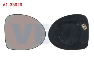 VEKA 61-35020 Ayna Camı Sağ Isıtmalı Renault Clıo Symbol Iı 2008-2013 